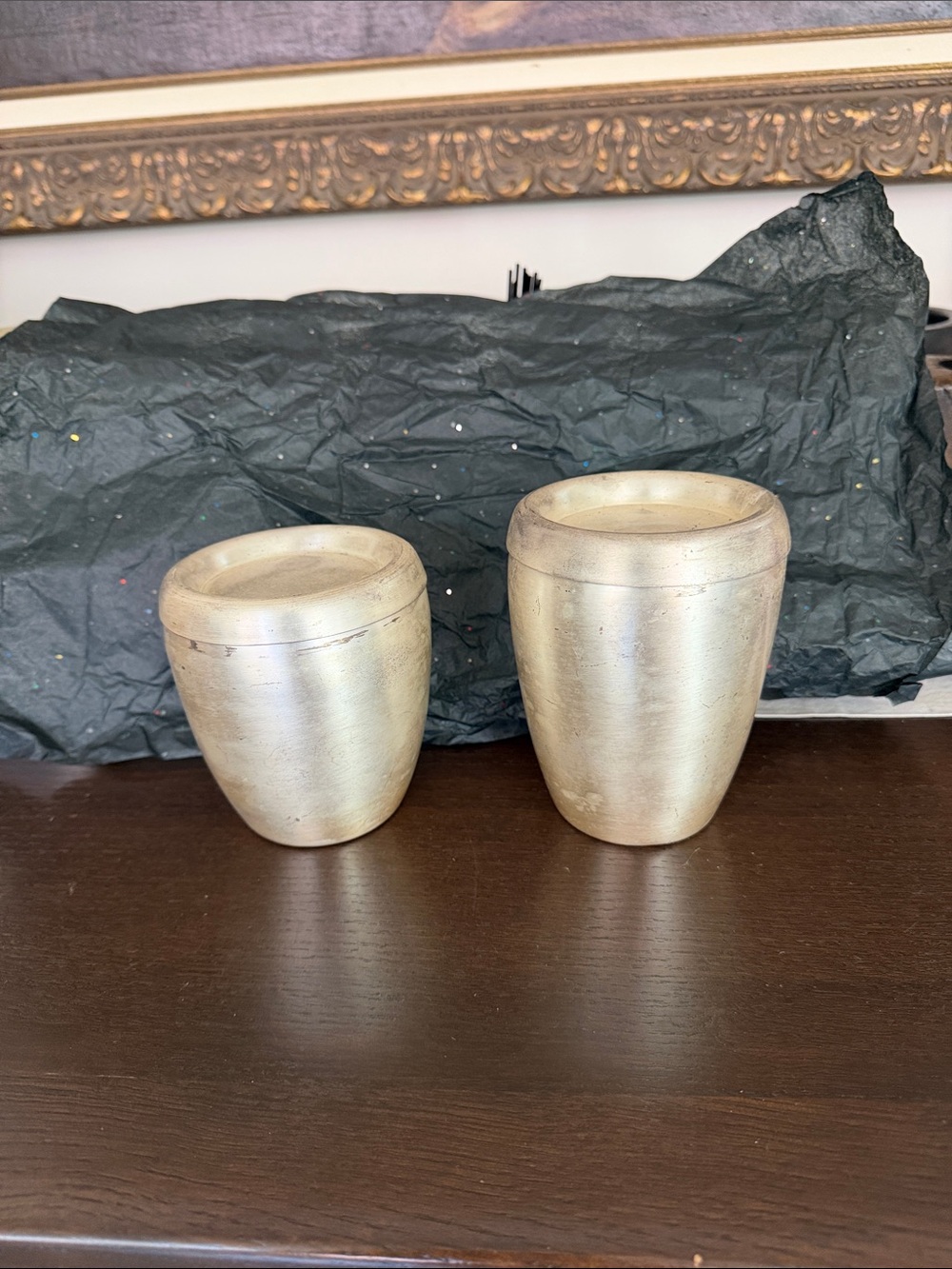 Stunning Handmade Candles in heavy Metal Containers